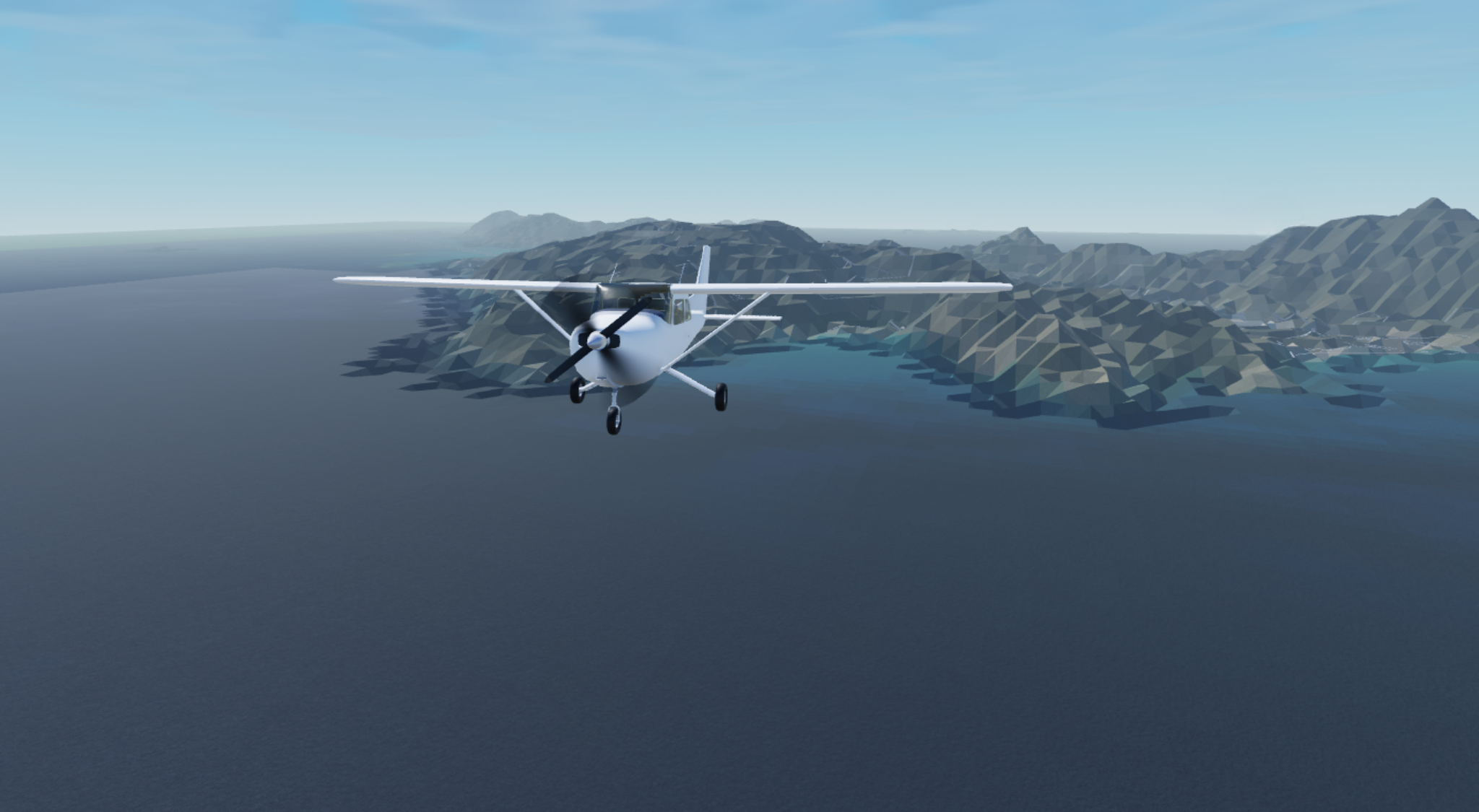 AeroX 2025 flight simulator game preview showing aircraft cockpit interface and realistic terrain